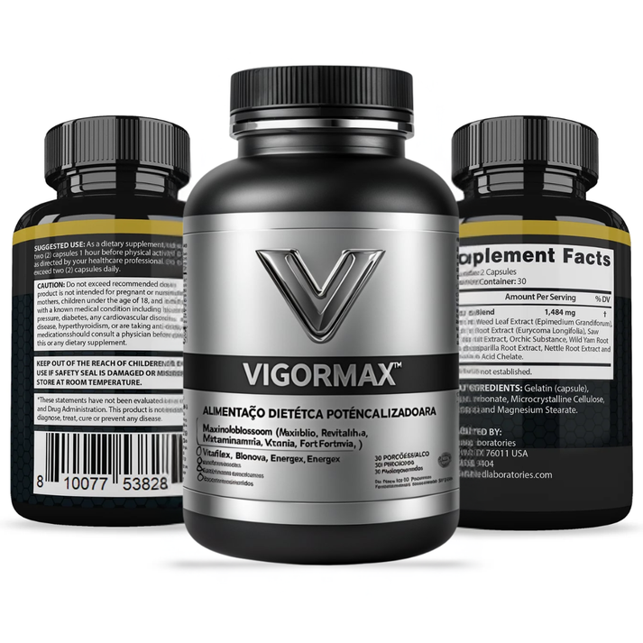VigorMax - Vitalidad masculina en cada cápsula.