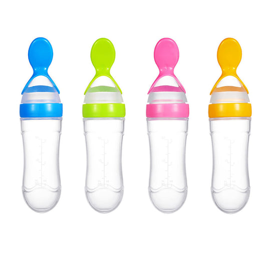 cuchara de silicona para bebés