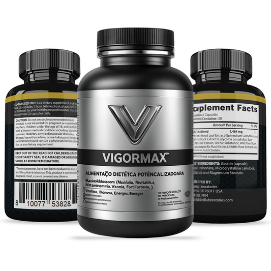 VigorMax - Vitalidad masculina en cada cápsula.